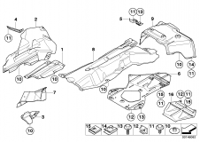 51 48 7 047 809 Heat Resistplate Right Engine Support