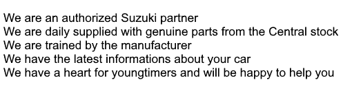Suzuki Dealer Advantage